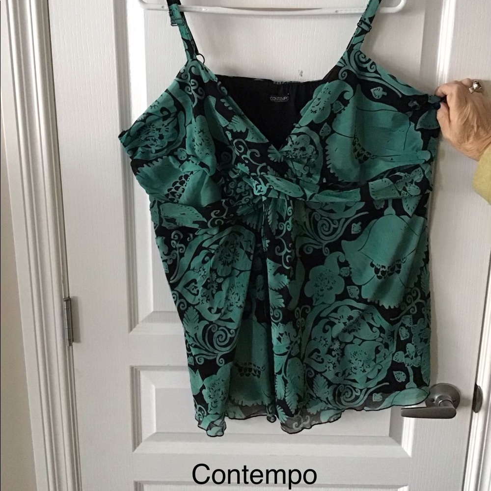 Contempo Plus Size Dressy Tank Top